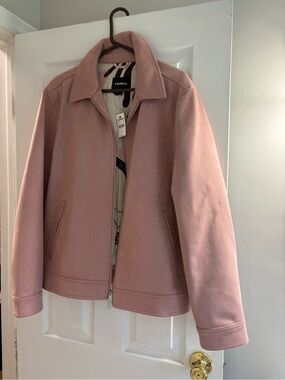 Express Dusty Rose Zip Jacket